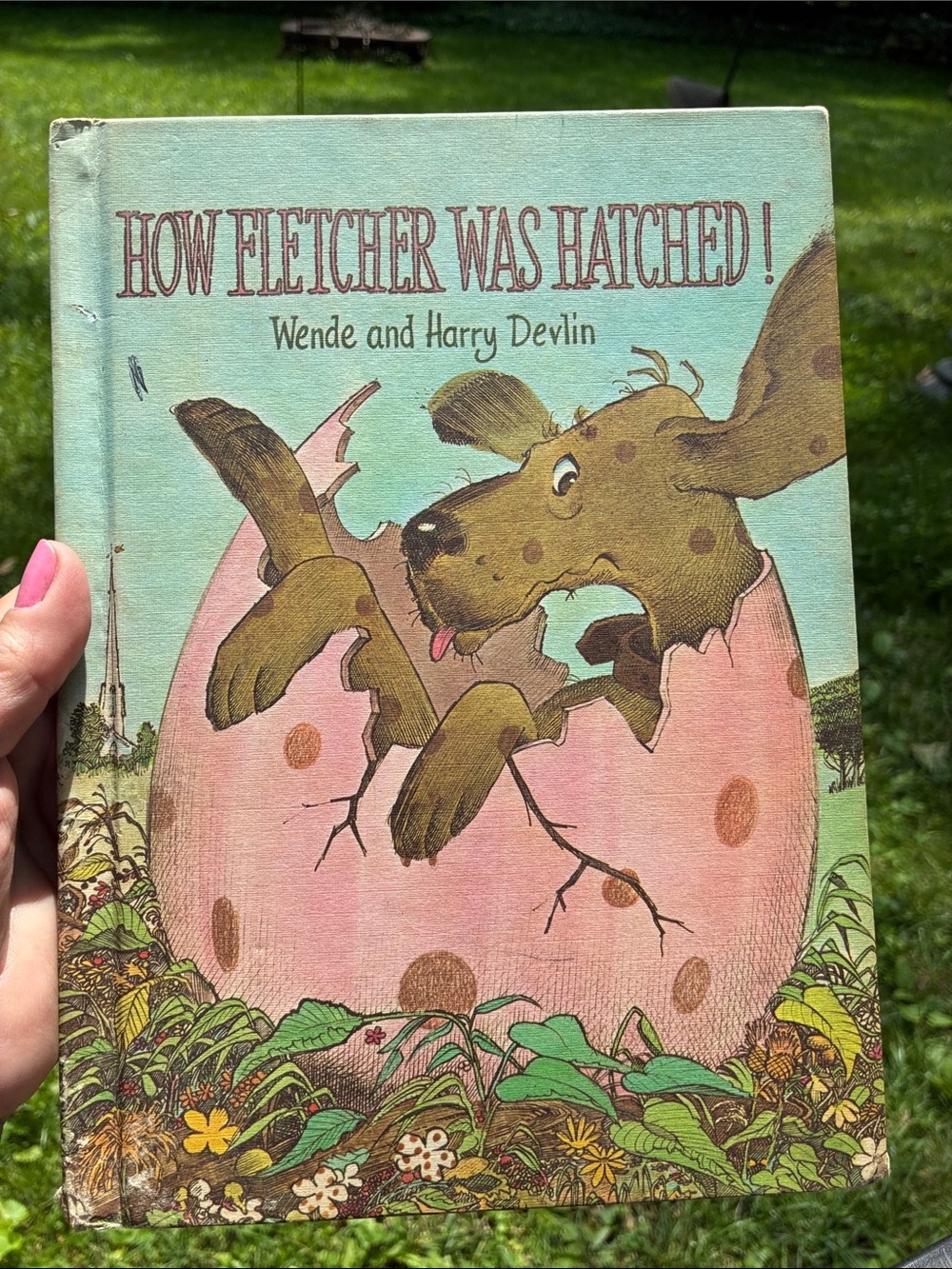 Vintage How Fletcher Was Hatched! 1969 Classic Kids Book Hardcover